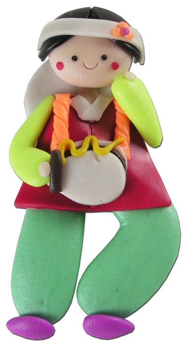 10pcs Korean Doll Fridge Magnet